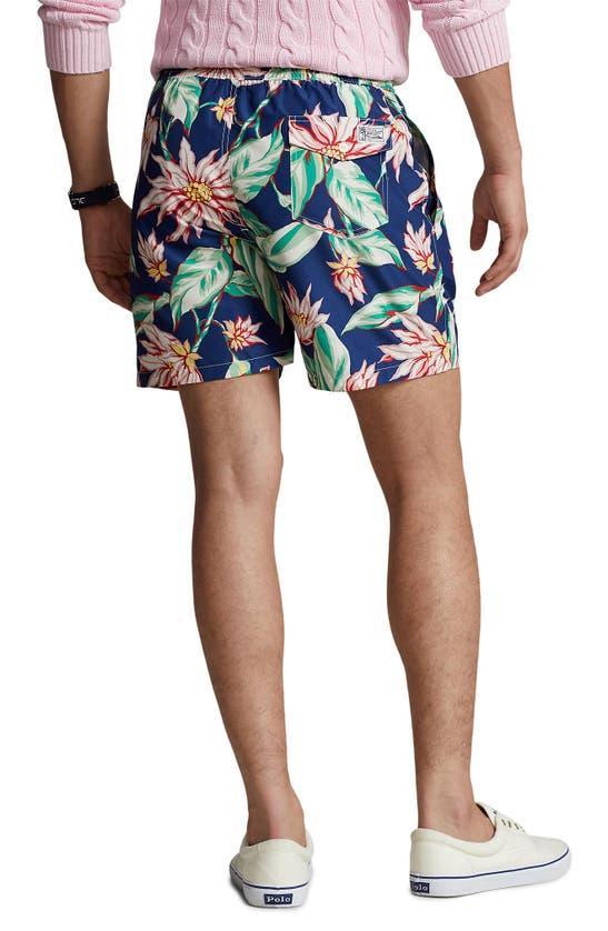 Floral Swim Trunks In Belleville Floral Product Image