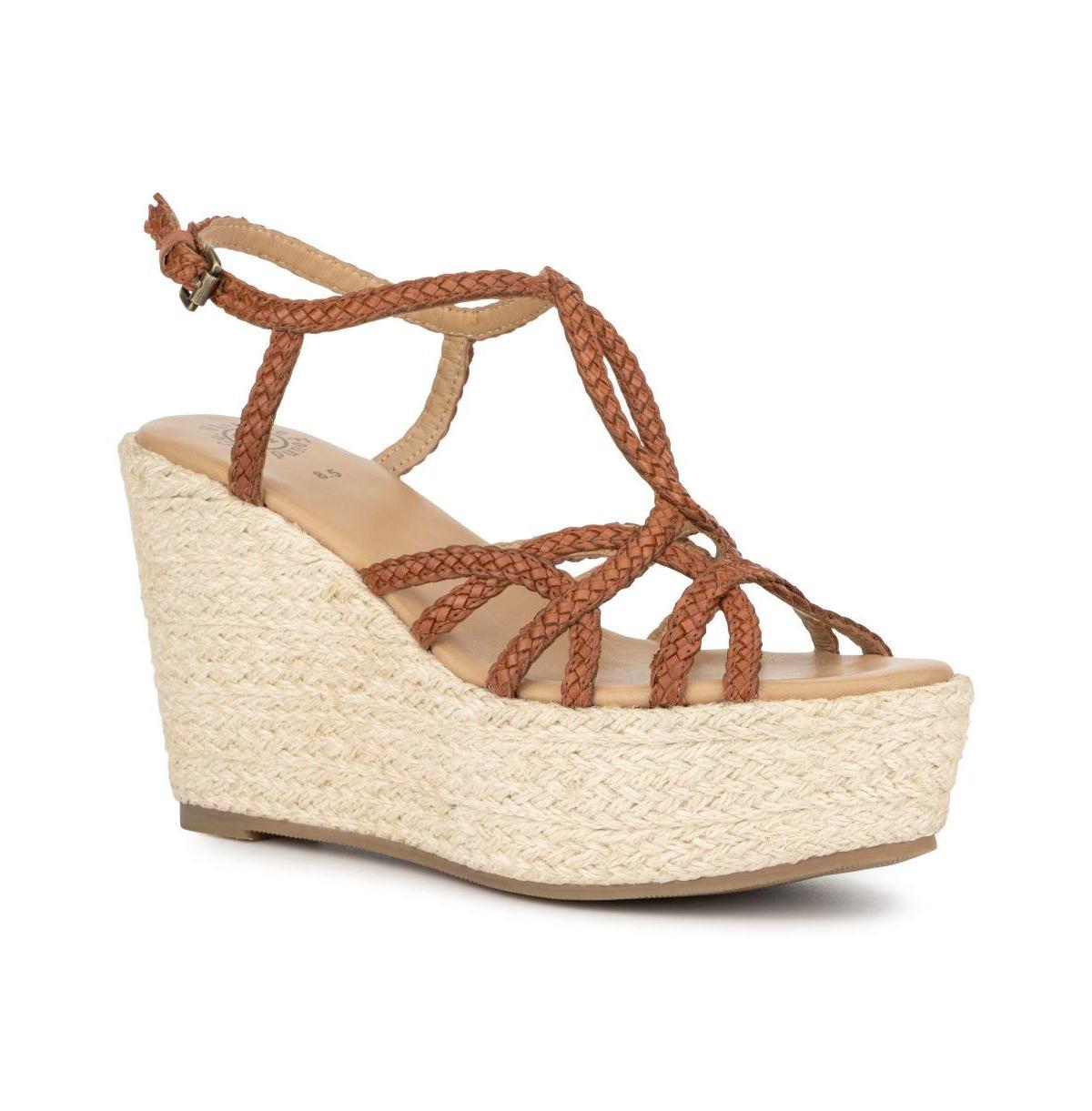 Vintage Foundry Co Eloise Wedge, Tan, 9.5M Product Image