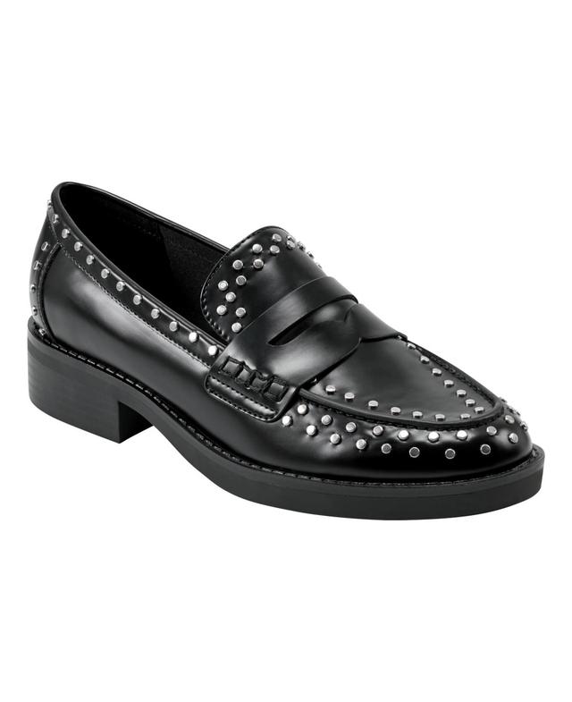 Marc Fisher Womens Yolo Slip-On Embellishment Casual Penny Loafers Product Image