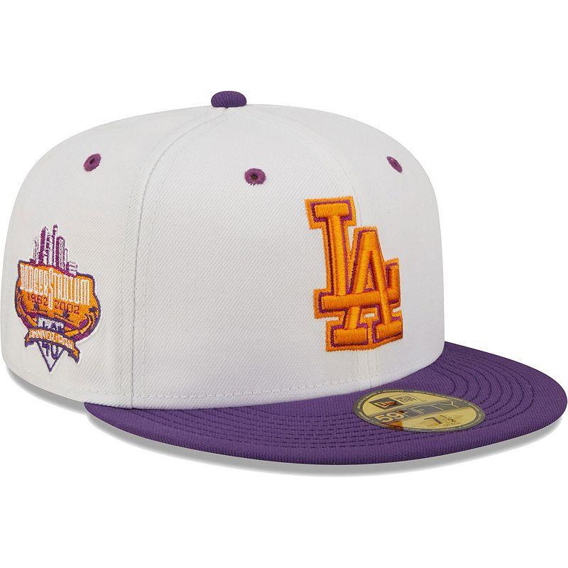 Mens New Era /Purple Los Angeles Dodgers 40th Anniversary at Dodger Stadium Grape Lolli 59FIFTY Fitted Hat Product Image