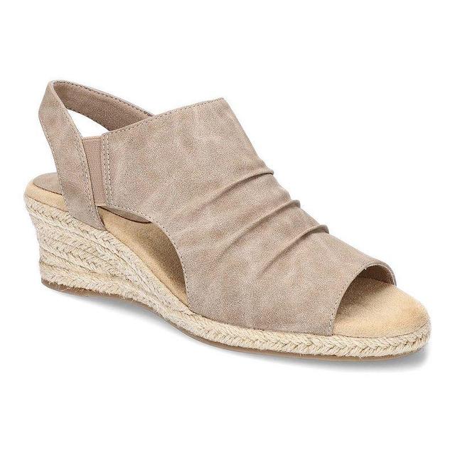 Teje by Easy Street SuperFlex Womens Wedge Sandals Natural Product Image