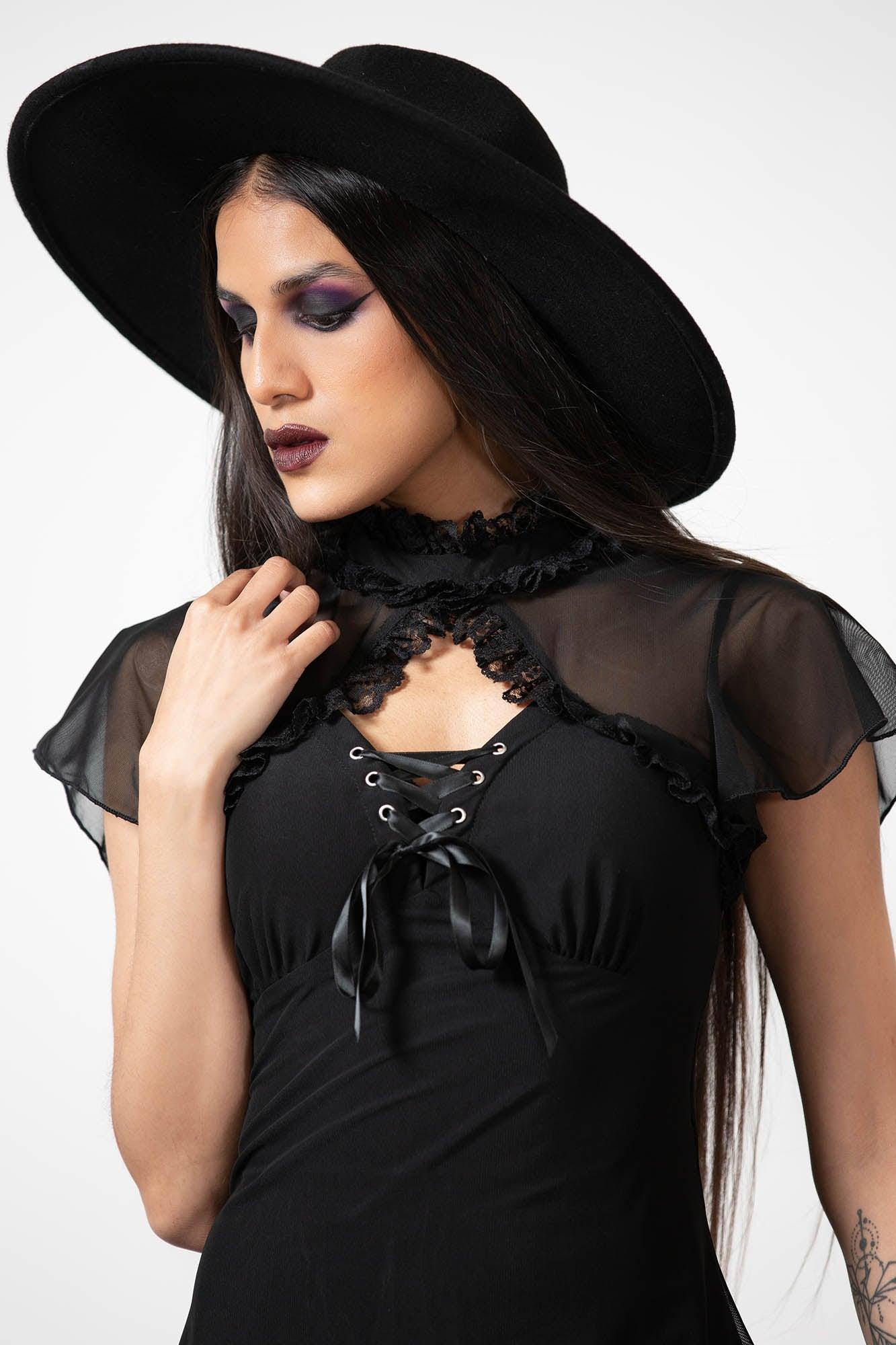 Hauntilda Keyhole Dress Female Product Image