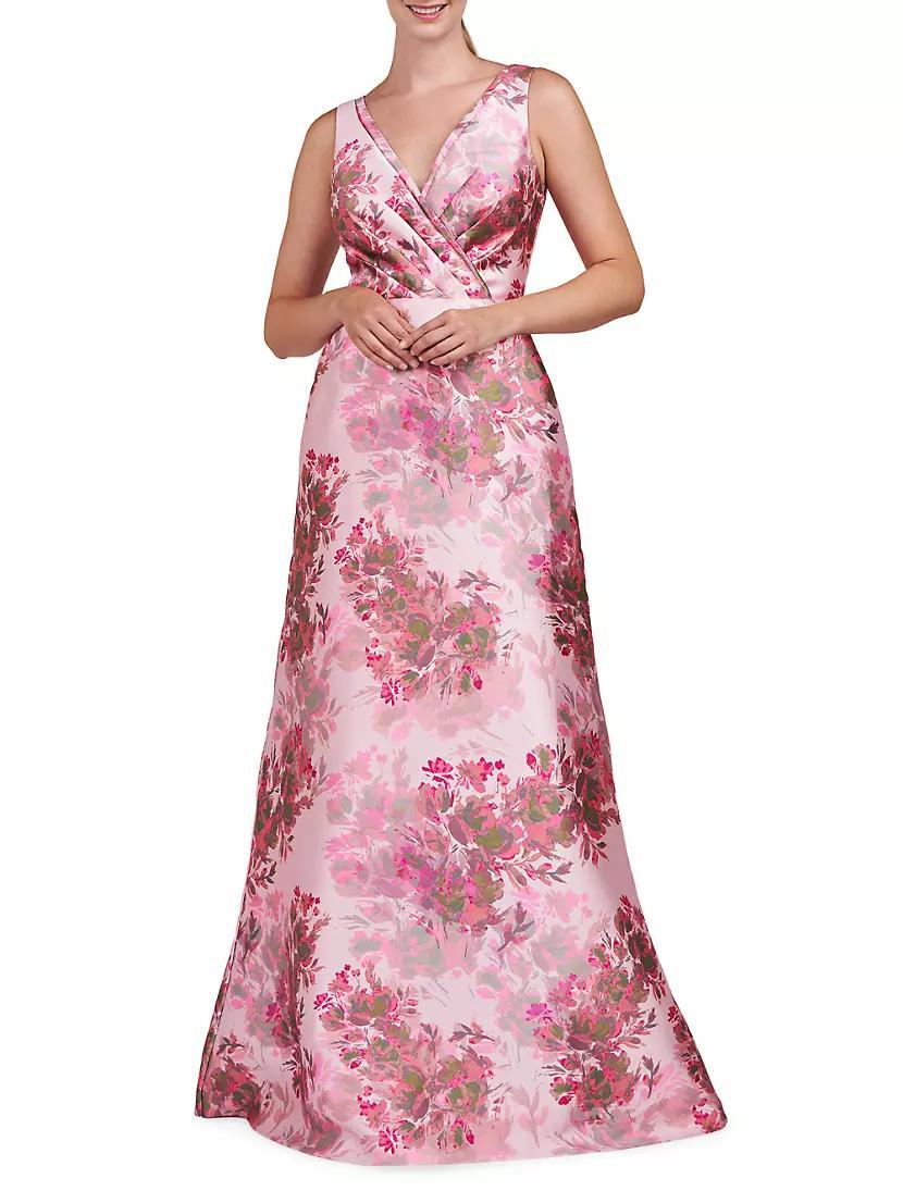 Opal Rose Mikado Gown Product Image