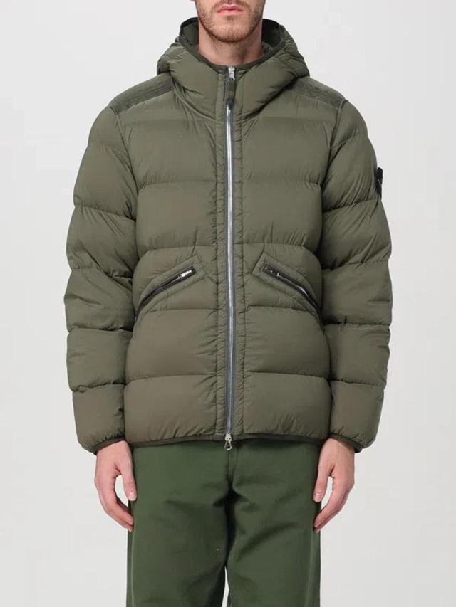 STONE ISLAND Jacket  Men Color Military Product Image