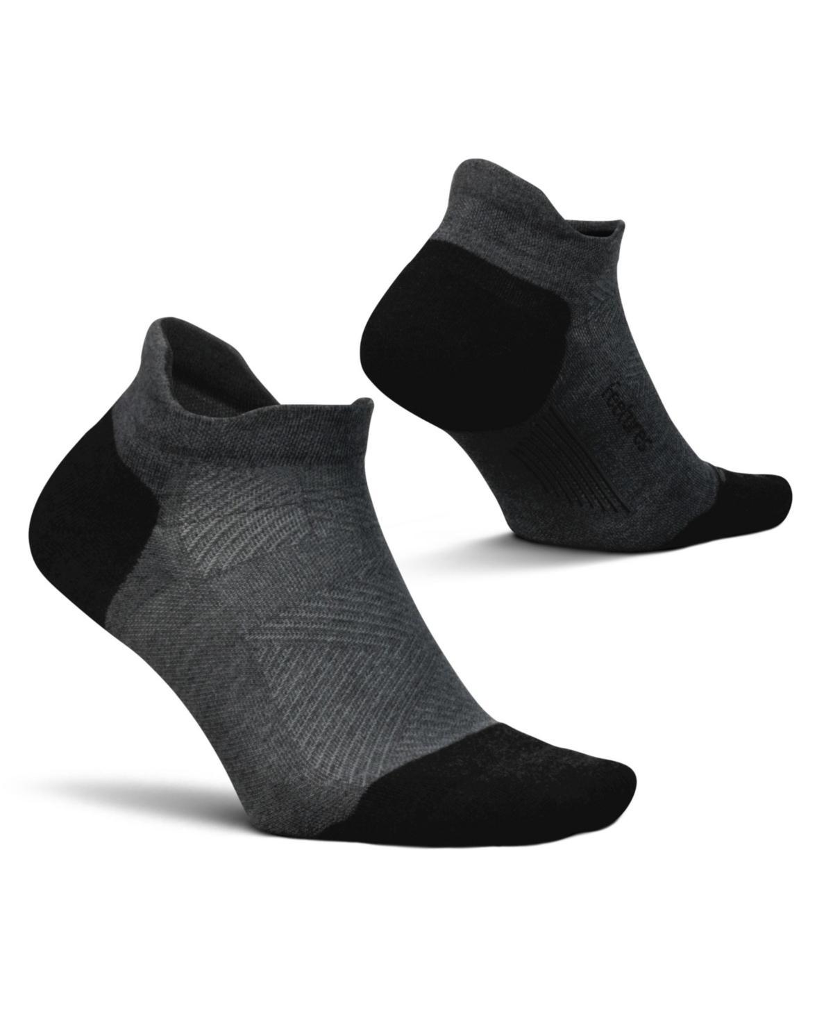 Feetures Mens Elite Max Cushion No Show Tab Ankle Socks - Sport Sock with Targeted Compression Product Image