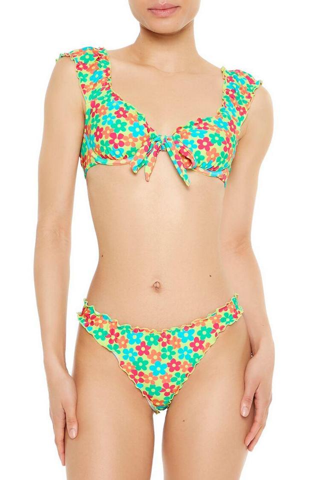 Floral Print Underwire Bikini Top | Forever 21 Product Image