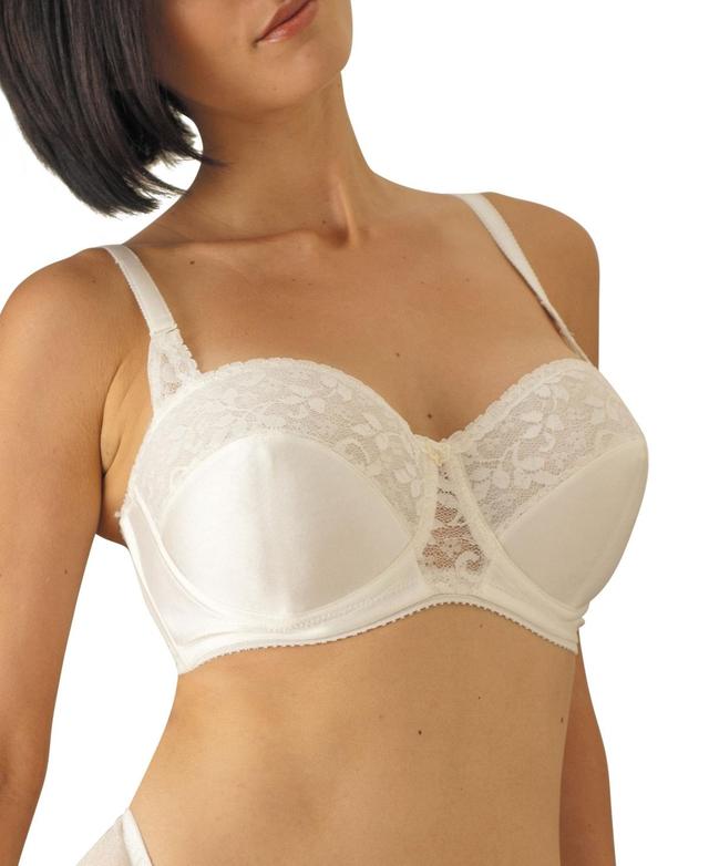 Womens Full Coverage Lace Strapless Bra Product Image