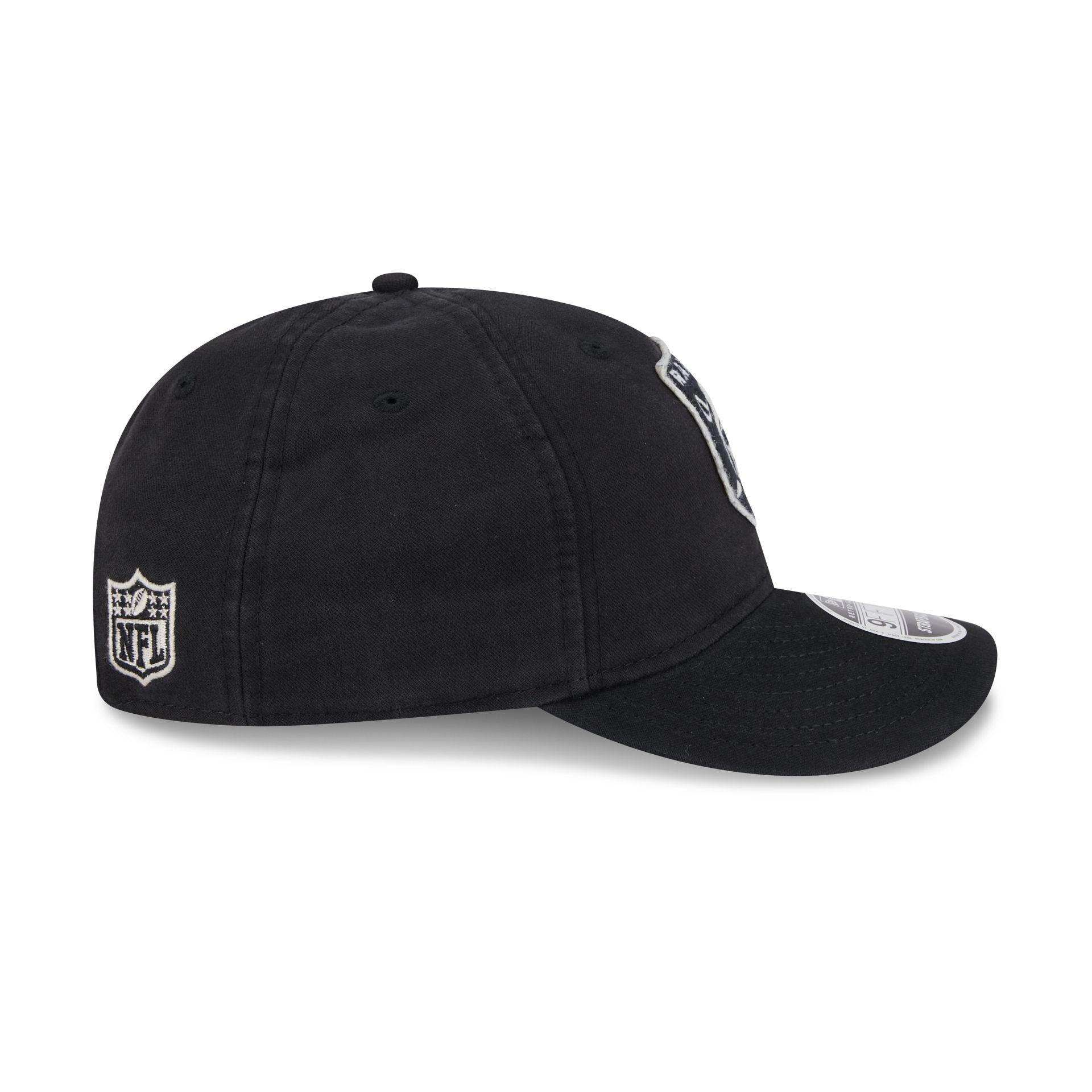 Las Vegas Raiders Canvas Felt Retro Crown 9FIFTY Adjustable Hat Male Product Image