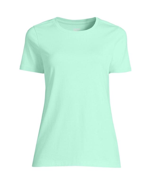 Lands End Womens Relaxed Supima Cotton Crew Neck T-Shirt Product Image