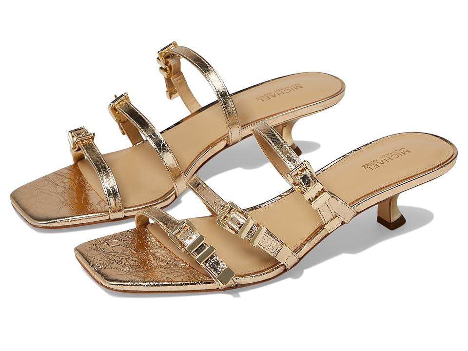 MICHAEL Michael Kors Darrington Kitten Sandals (Pale ) Women's Sandals Product Image