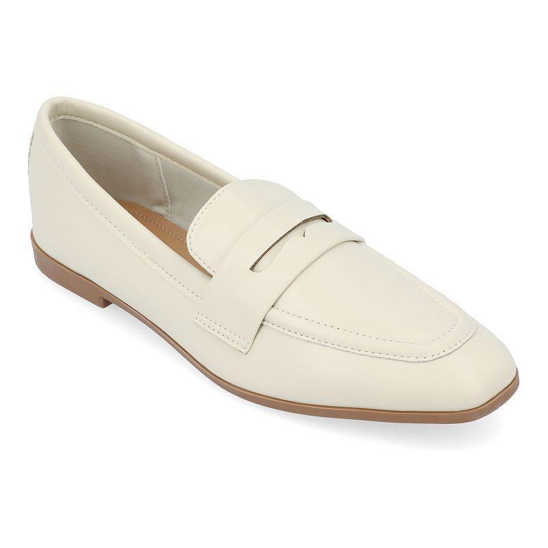 Journee Collection Tru Comfort Foam Myeesha Womens Loafers Ivory Product Image