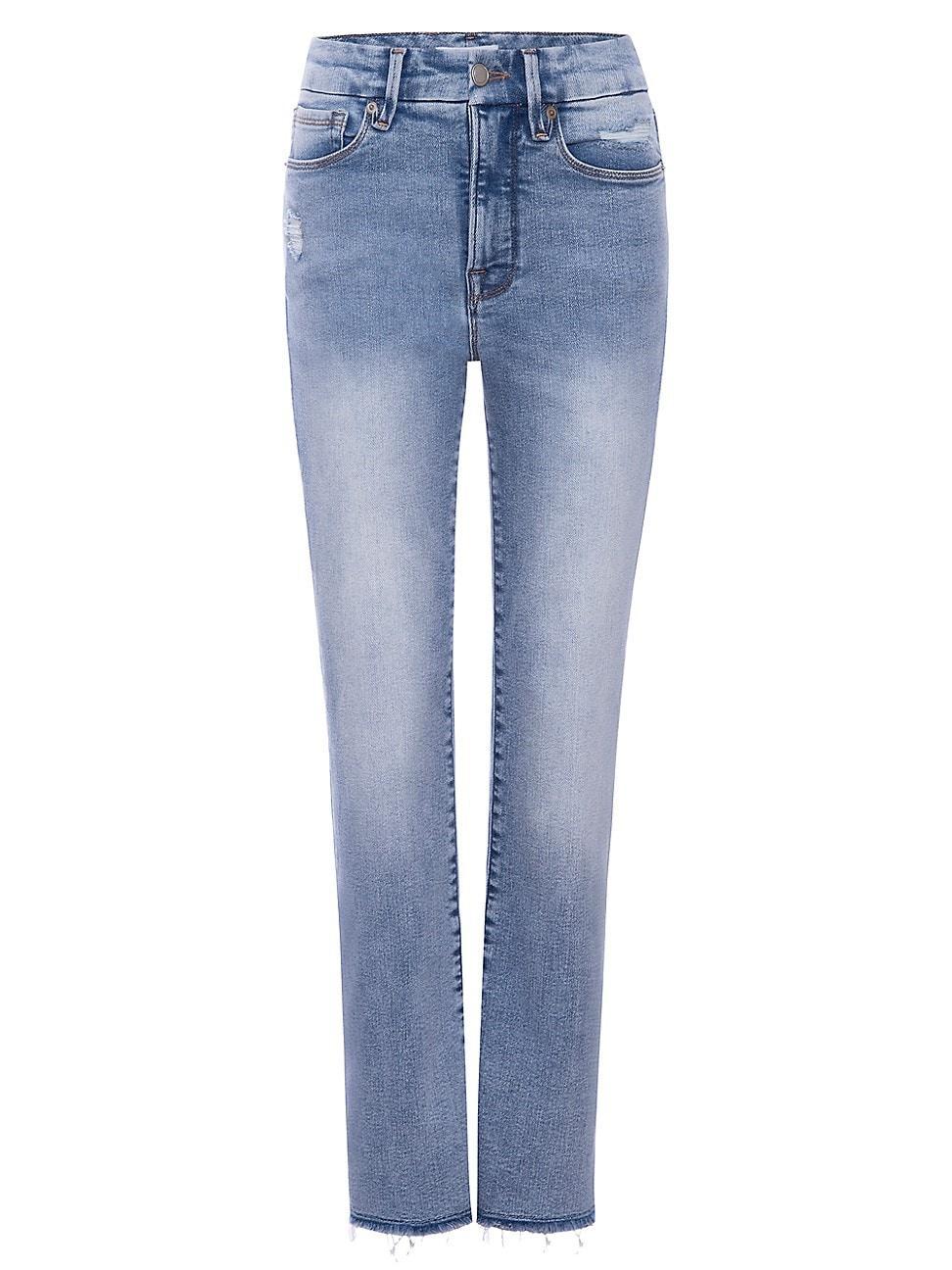 Womens Good Legs Straight Mid-Rise Jeans Product Image