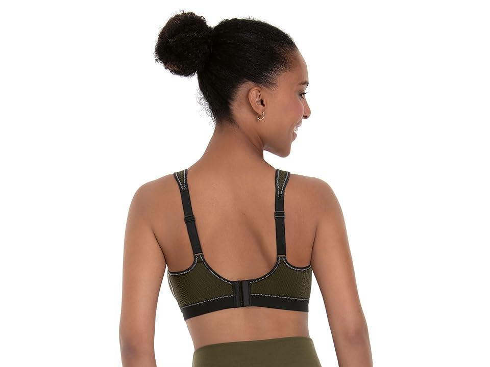 Anita Performance Sports Bra Maximum Support (Dark Olive/Black) Women's Bra Product Image