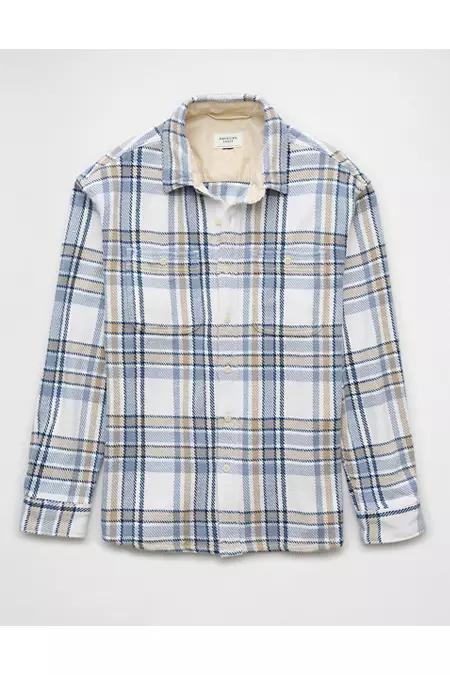 AE Textured Flannel Shirt Mens Product Image