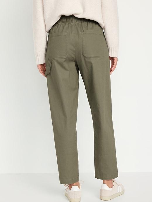 High-Waisted Pulla Utility Pants Product Image