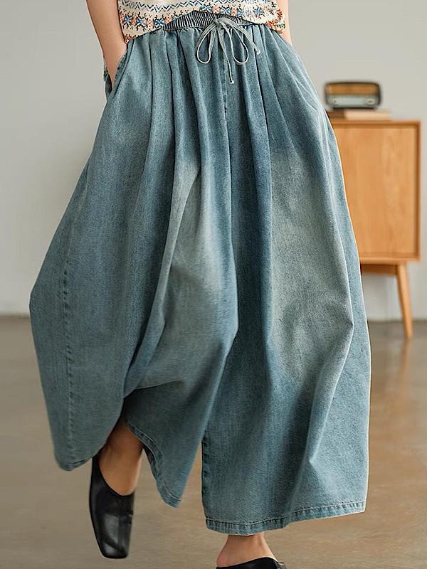 Original Empire Wide Leg Jean Pants Product Image