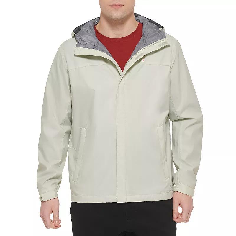 Mens Tommy Hilfiger Hooded Rain Jacket Product Image