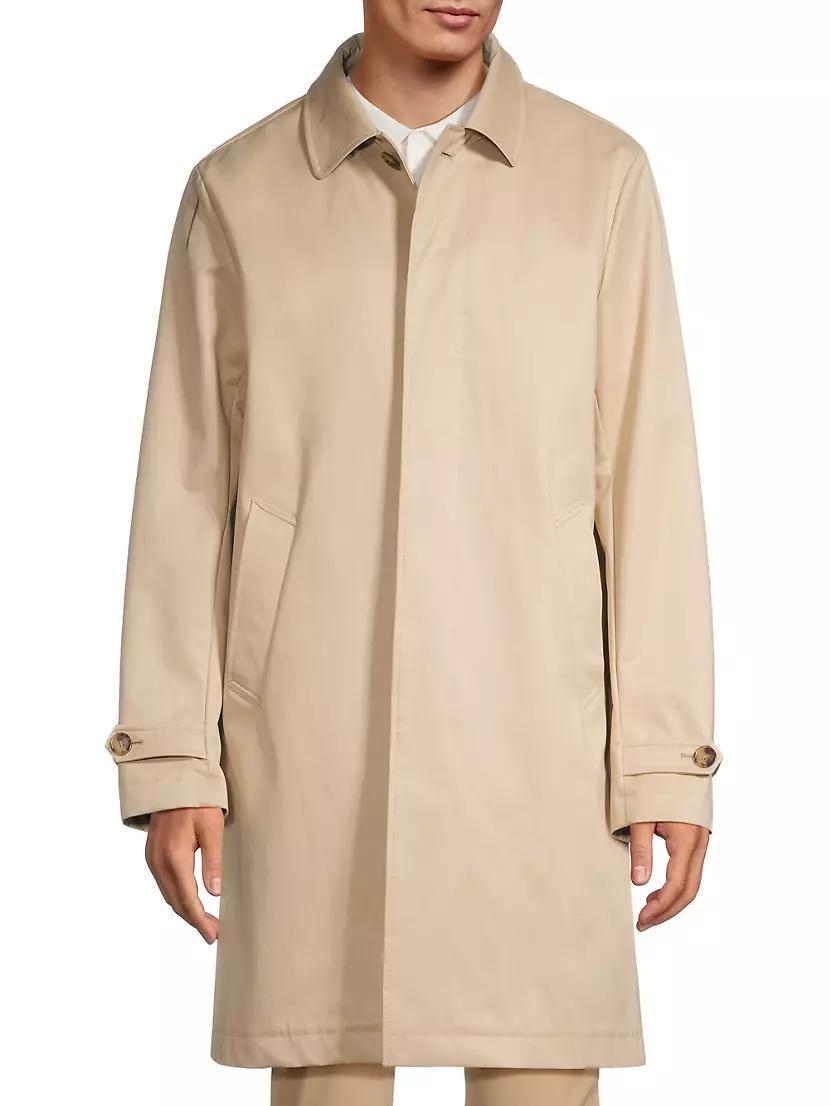 Balmacaan Cotton-Blend Coat Product Image