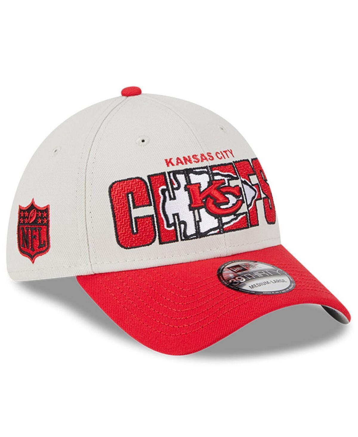 Mens New Era Stone Kansas City Chiefs 2023 Nfl Draft 39THIRTY Flex Hat - Stone Product Image