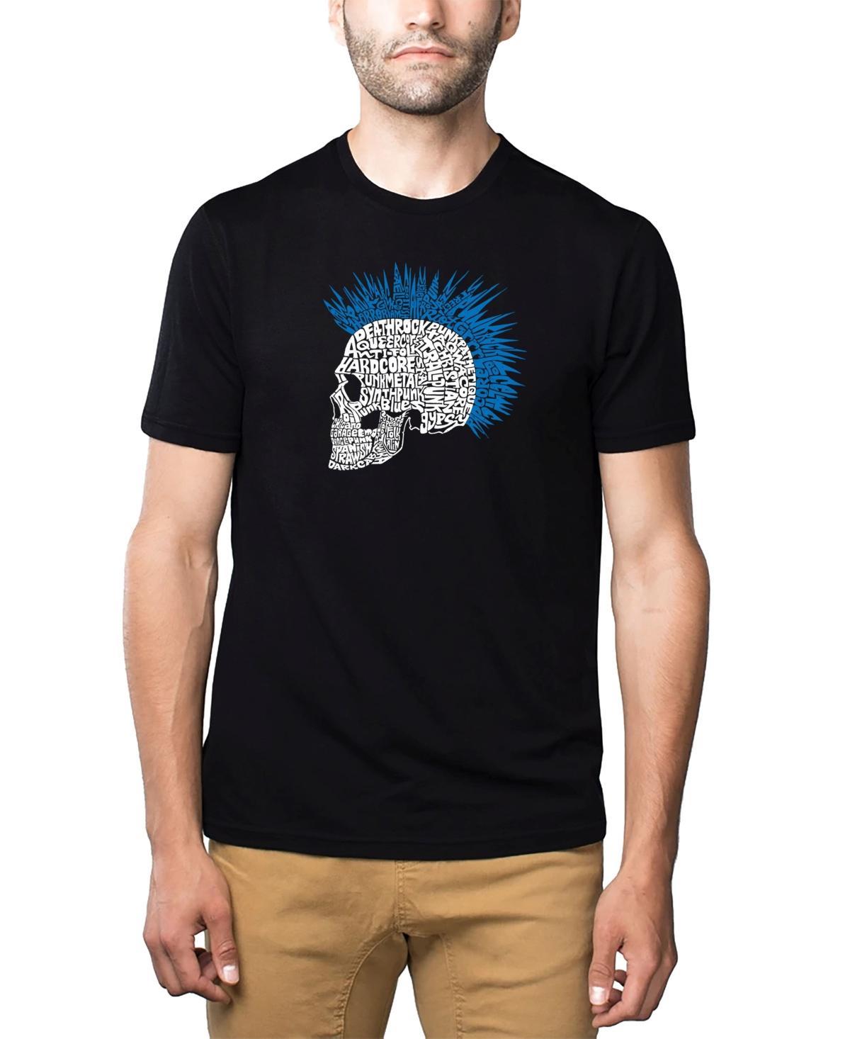 La Pop Art Mens Premium Word Art T-Shirt - Punk Mohawk Product Image