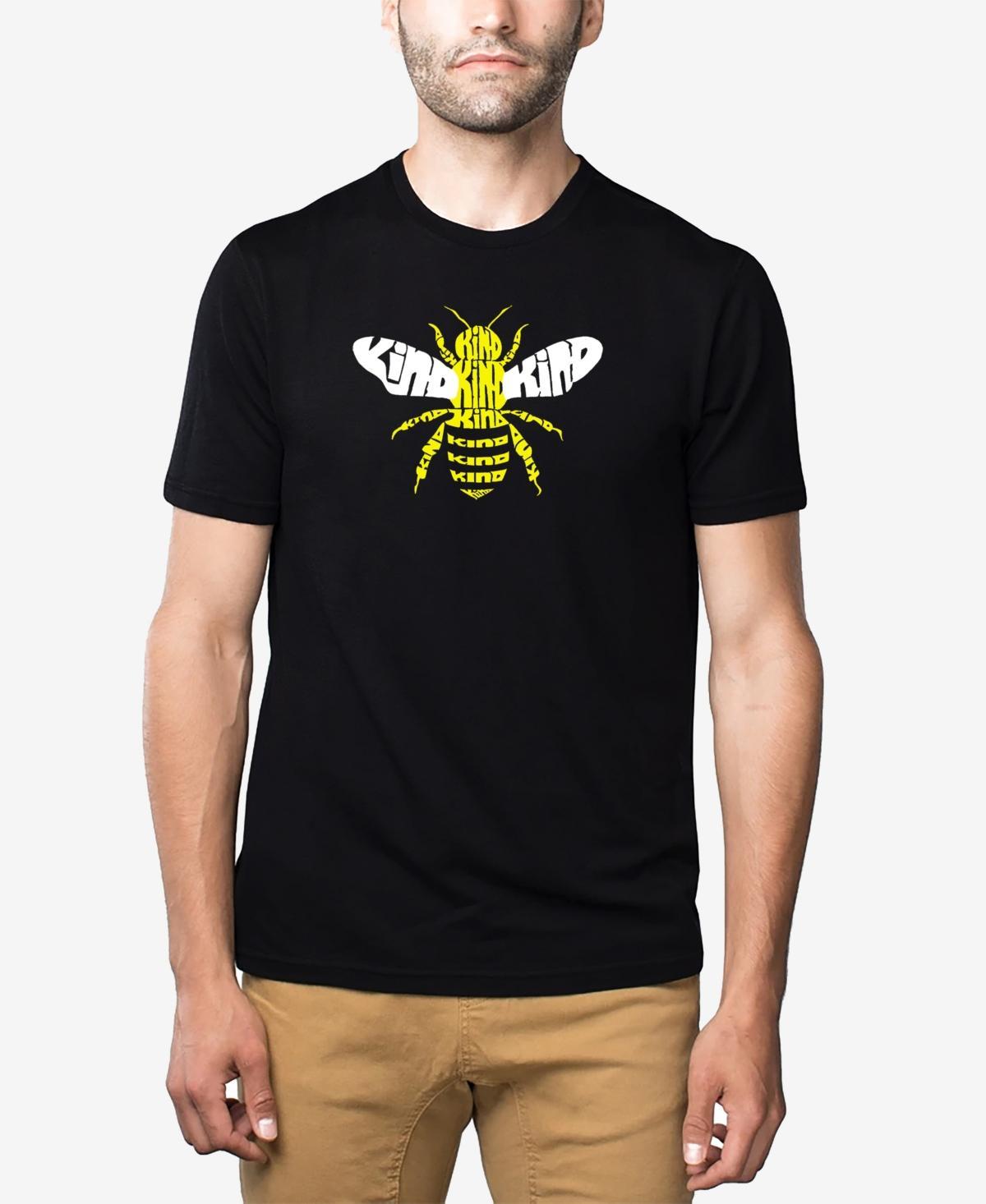 La Pop Art Mens Premium Blend Word Art Bee Kind T-shirt Product Image