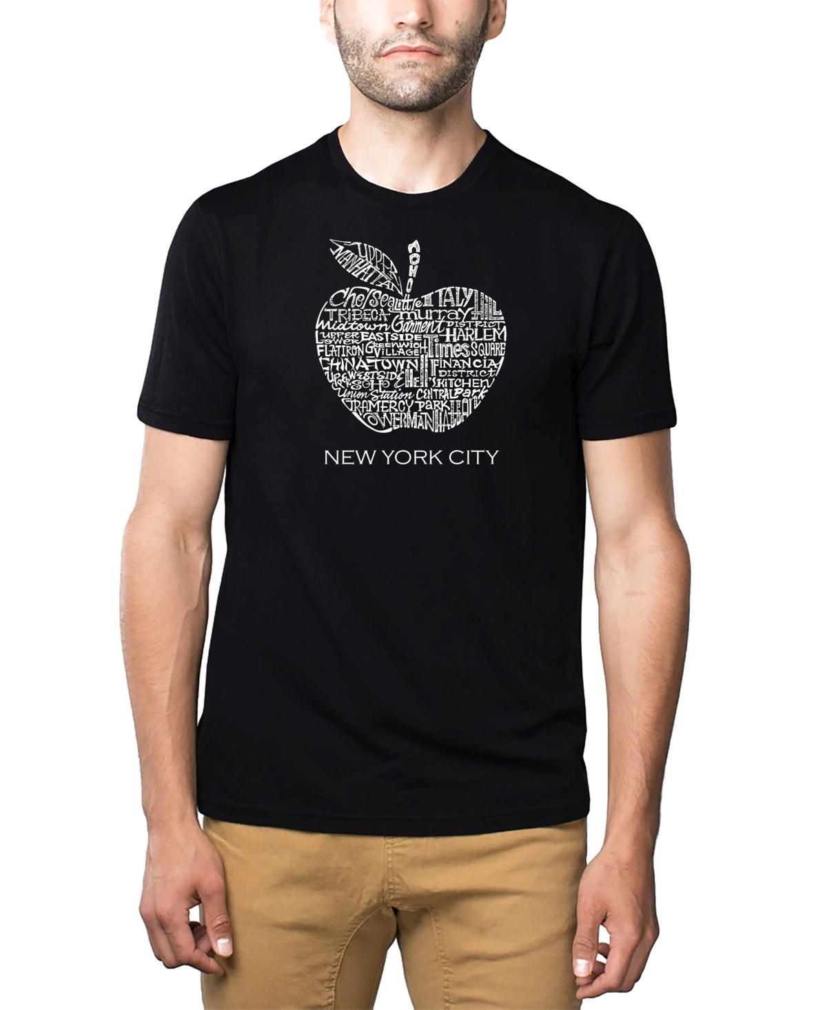 La Pop Art Mens Premium Word Art T-Shirt - Neighborhoods in Nyc Product Image