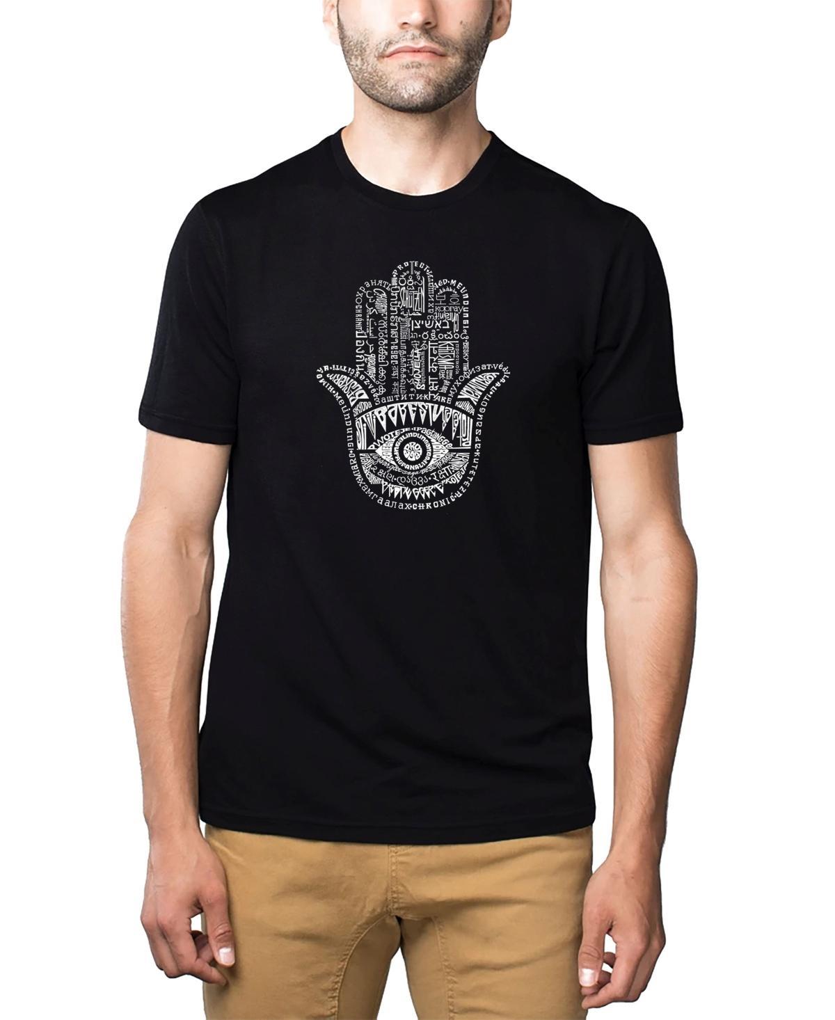 La Pop Art Mens Premium Word Art T-Shirt - Hamsa Product Image