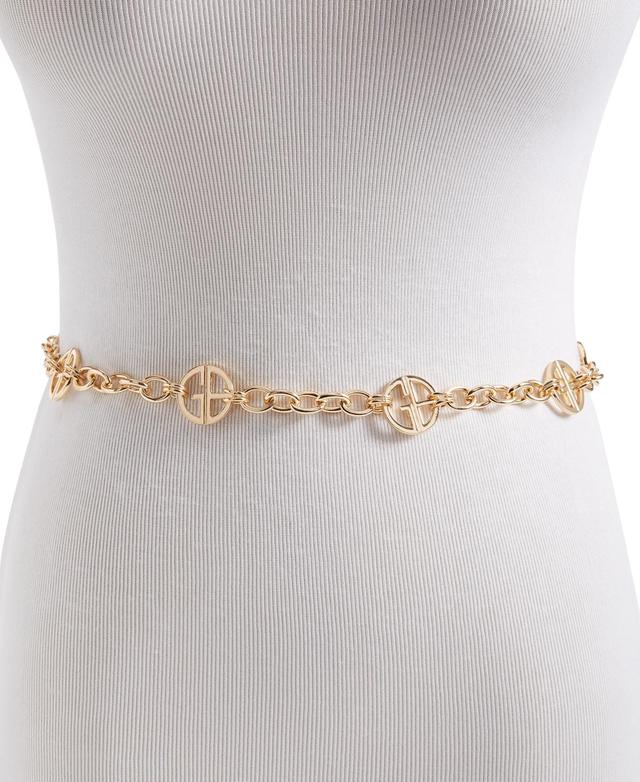 Giani Bernini Womens Logo Metal Chain Belt Product Image