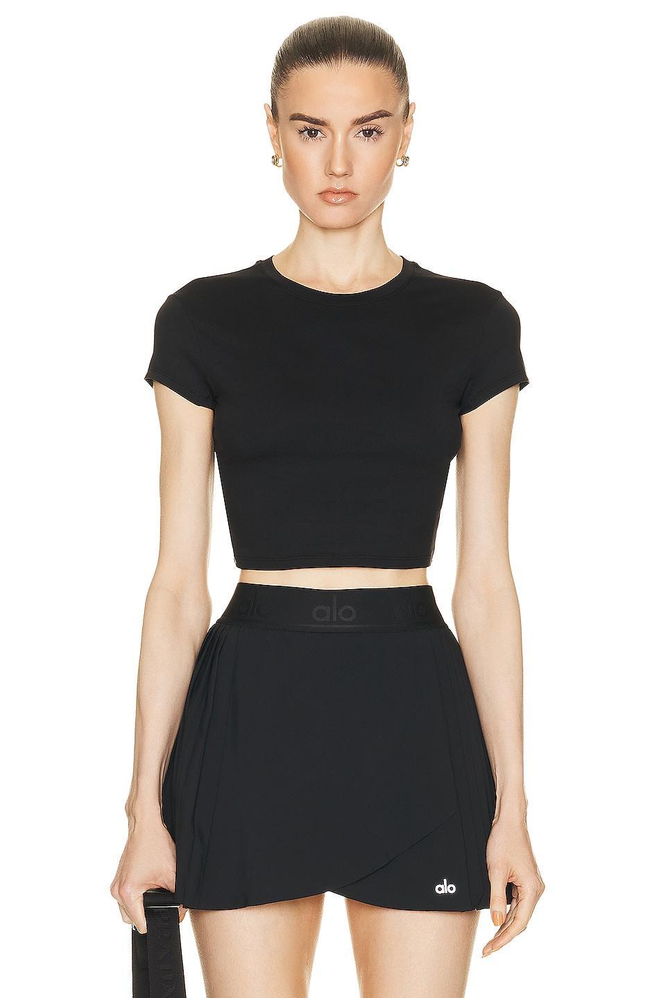 alo Soft Crop Finesse Short Sleeve Top product image