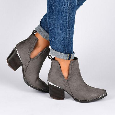 Journee Collection Issla Womens Ankle Boots Med Grey Product Image