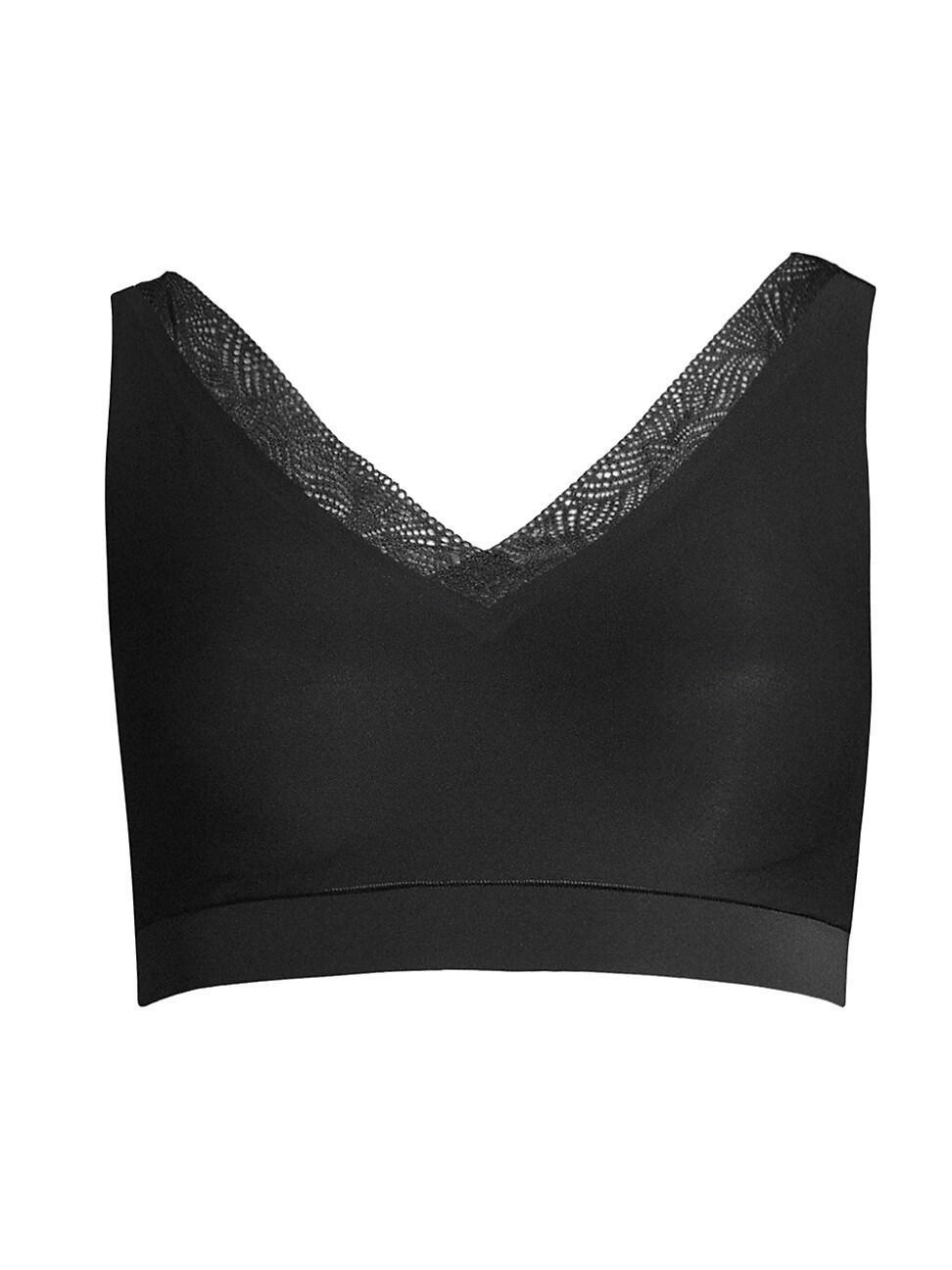 Womens Padded V-Neck Bra Product Image