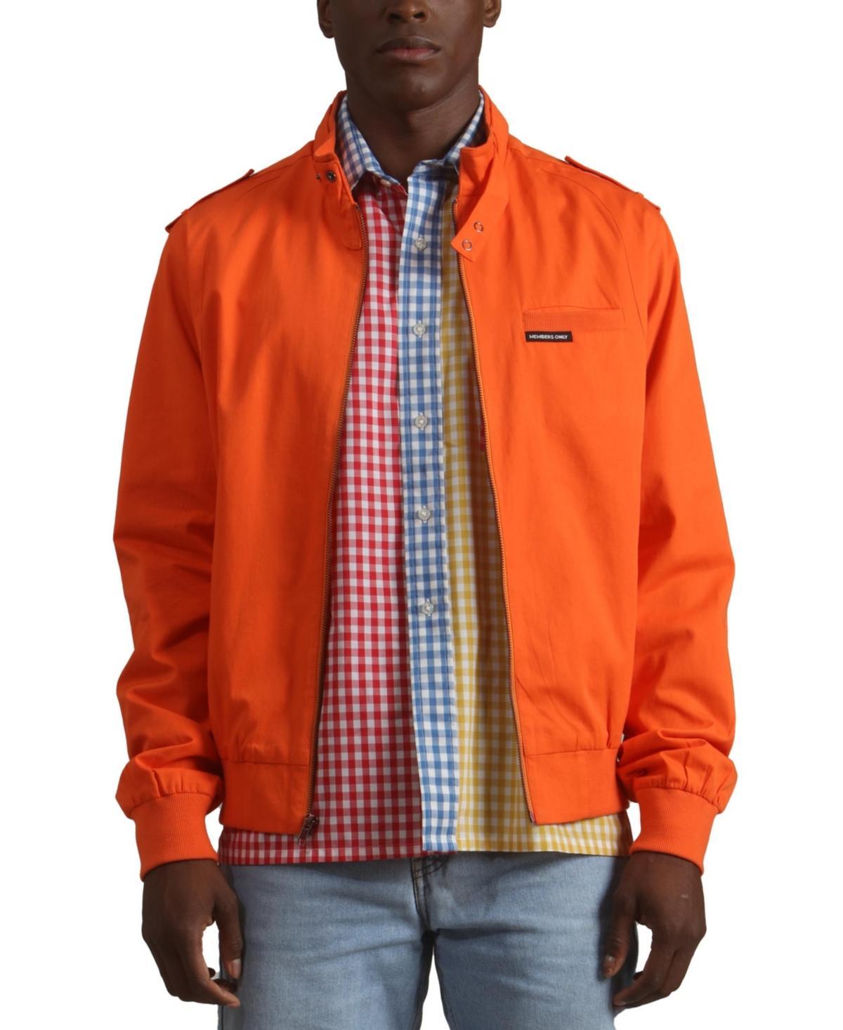 Members Only Mens Classic Iconic Racer Jacket (Slim Fit) Product Image