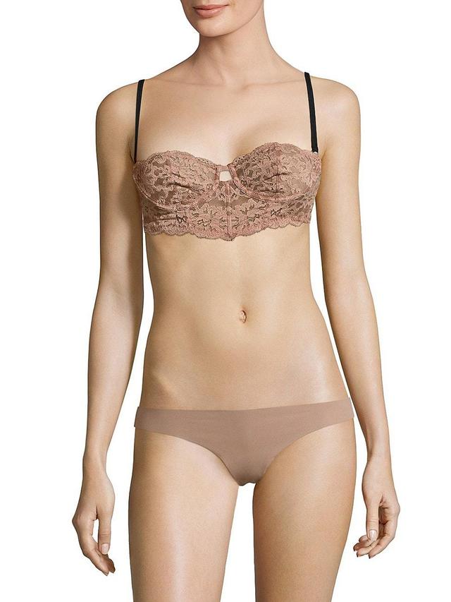 Womens Charlotte Lace Longline Bra Product Image