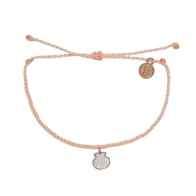 Pura Vida Real Shell Rose Gold Bracelet, Womens, Blush Product Image