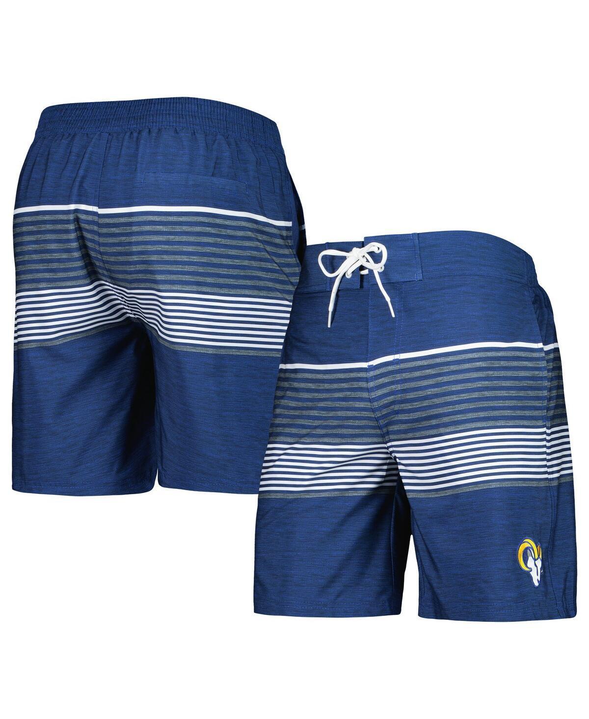 Mens G-III Sports by Carl Banks Royal Los Angeles Rams Coastline Volley Swim Shorts Product Image