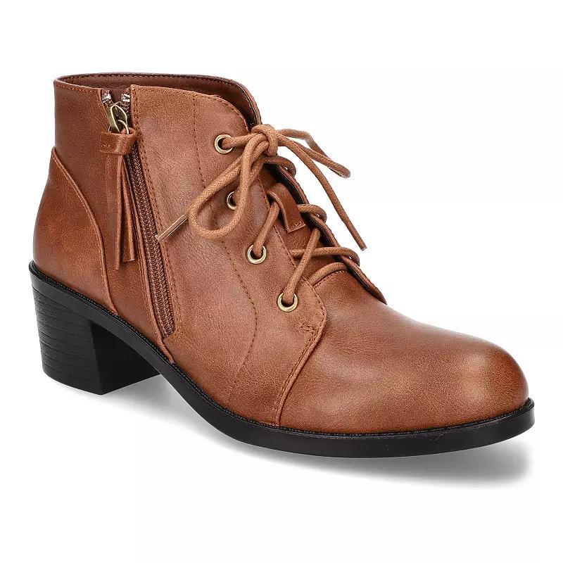 Becker by Easy Street Womens Block Heel Ankle Boots Product Image