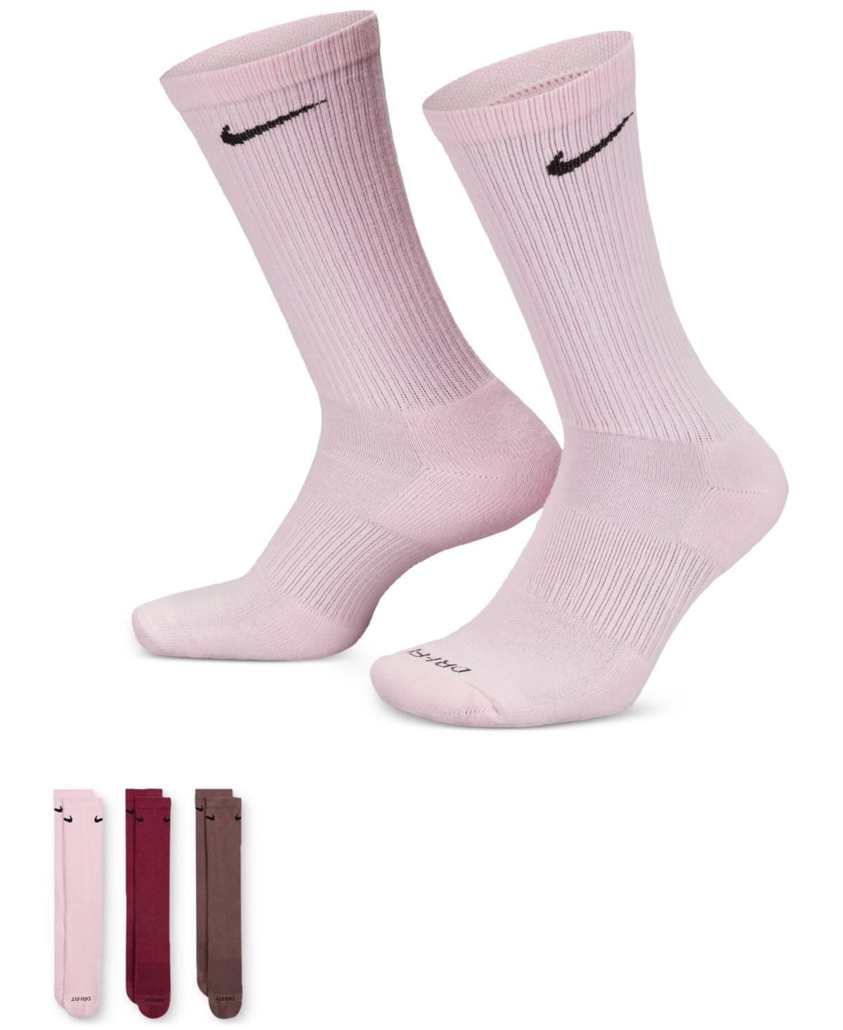 NIKE Unisex Everyday Plus Cushioned Training Crew Socks (3 Pairs) In Multicolor Product Image