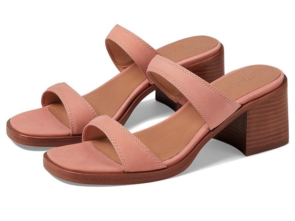 Madewell Ora Double Strap Sandal Strap Nubuck (Dried Rose) Women's Shoes Product Image