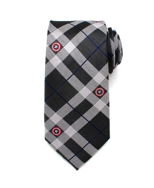 Marvel Captain America Plaid Mens Tie Product Image