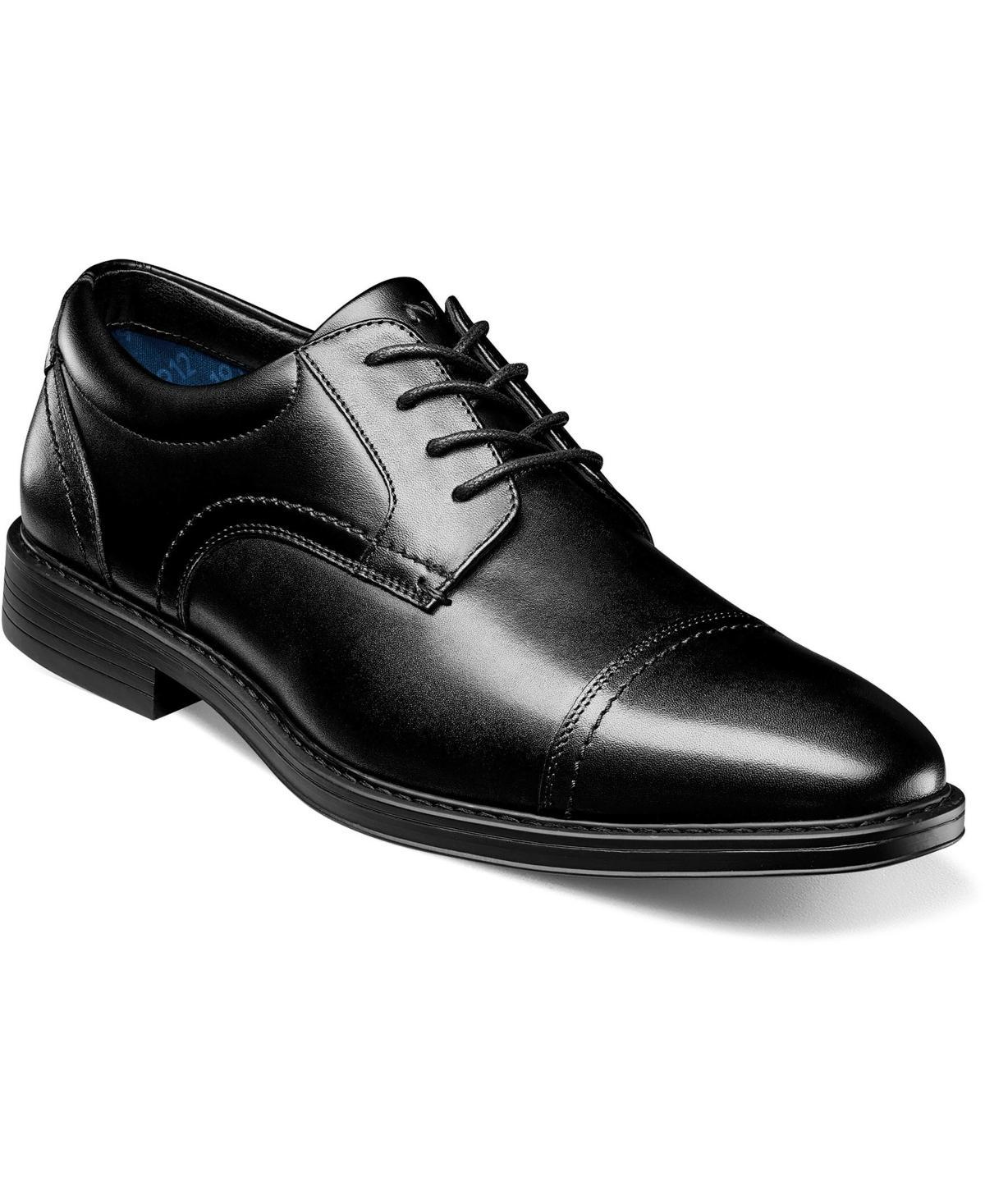 Nunn Bush Shoes Centro Flex Cap Toe Oxford Black Smooth Product Image