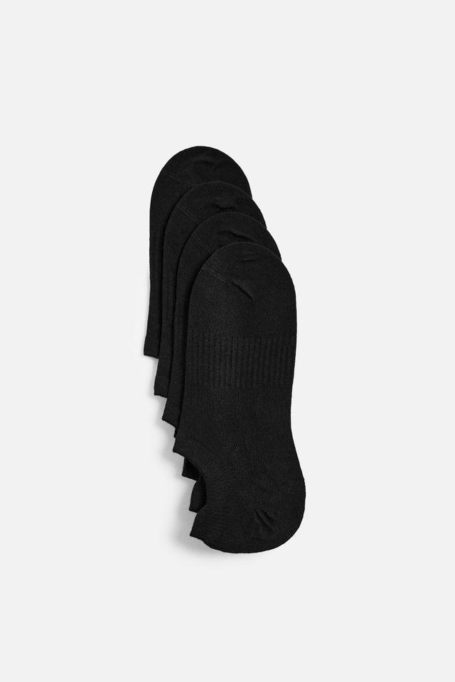 4 PACK OF NO-SHOW SOCKS Product Image