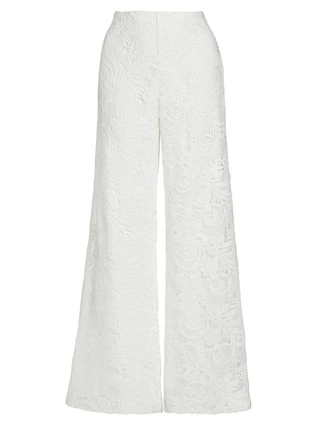 Womens Kat Lace Wide-Leg Pants Product Image