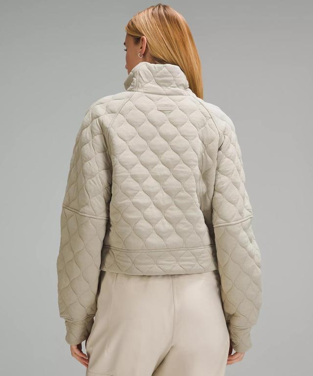 Scuba Oversized Quilted Half Zip Product Image