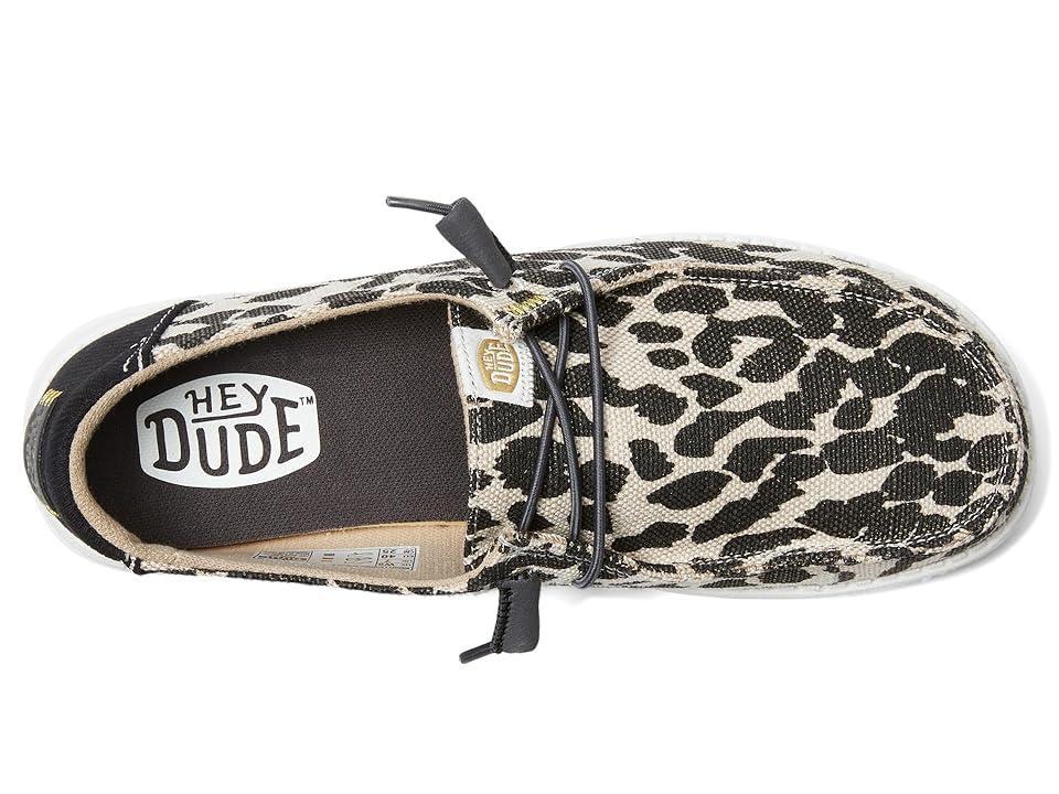 Hey Dude Wendy Leopard Sparkle Women's Shoes Product Image