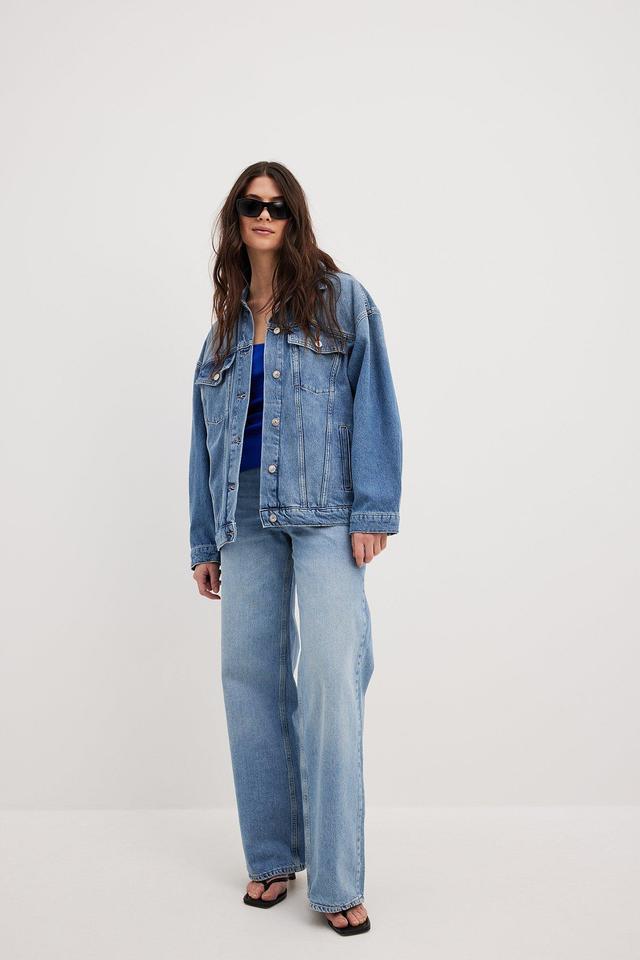 Oversized Classic Denim Jacket Product Image