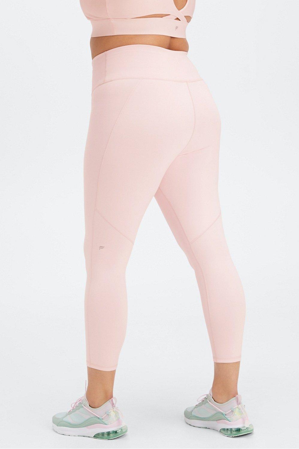 Fabletics Define High-Waisted 7/8 Legging Womens pink plus Size 3X Product Image