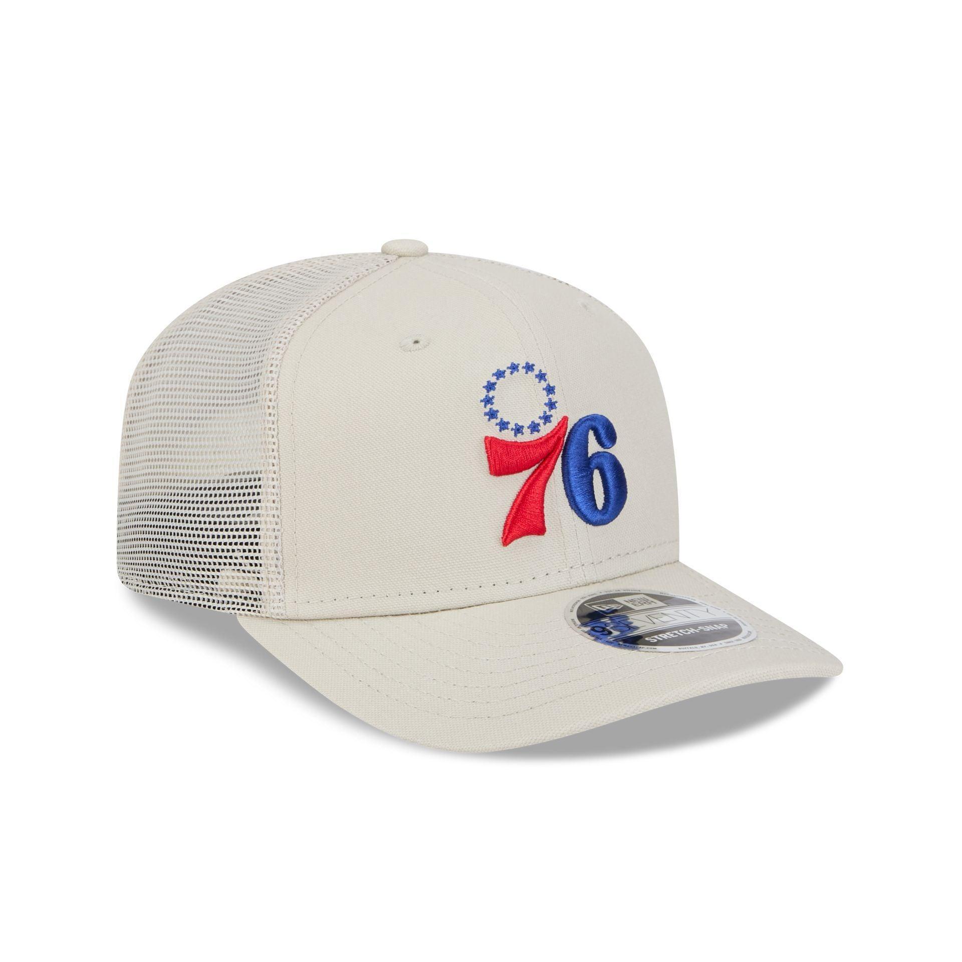 Philadelphia 76ers Canvas 9SEVENTY Trucker Hat Male Product Image