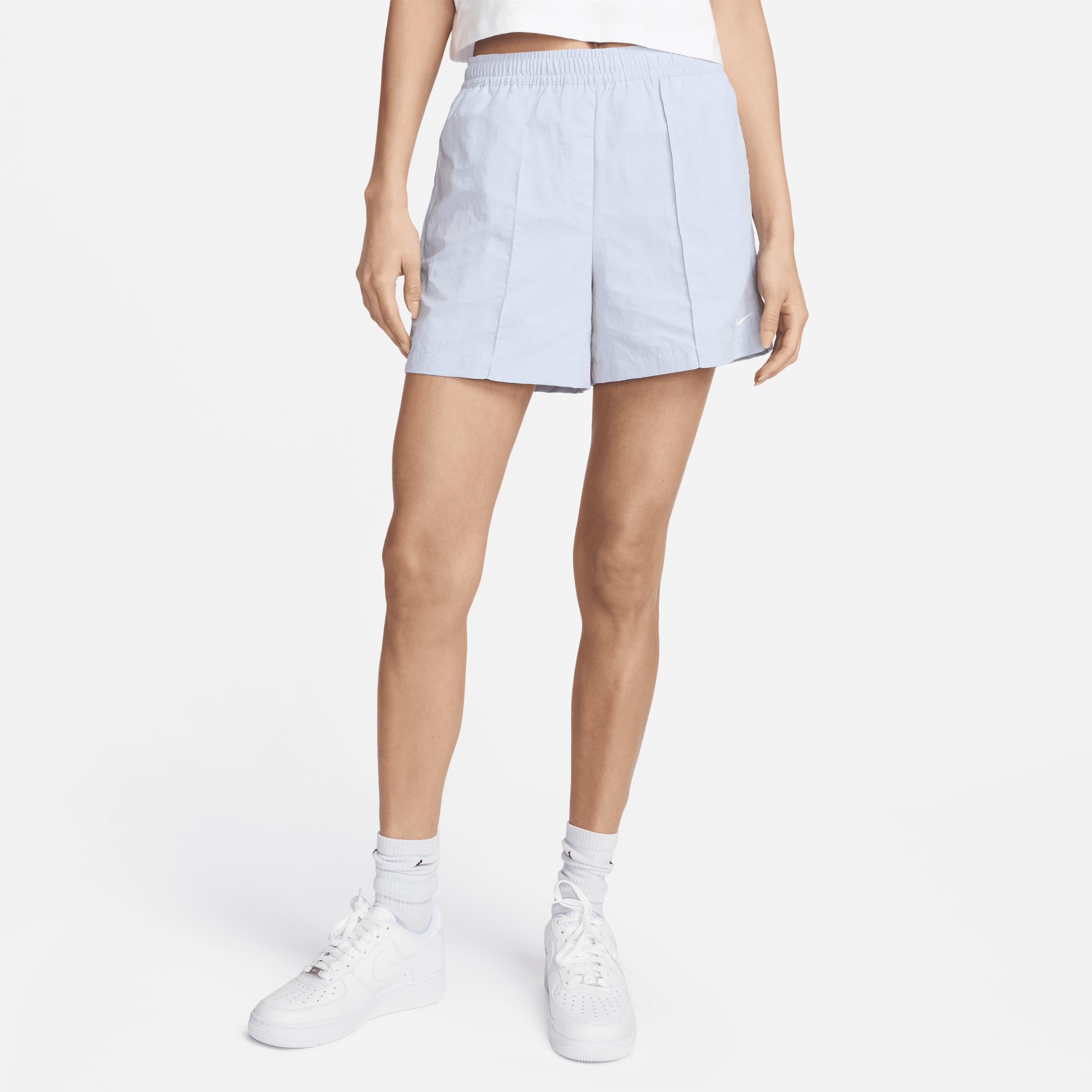 Nike Womens Nike Essential 5 Woven Shorts - Womens Lt Armoury Blue/Sail Product Image