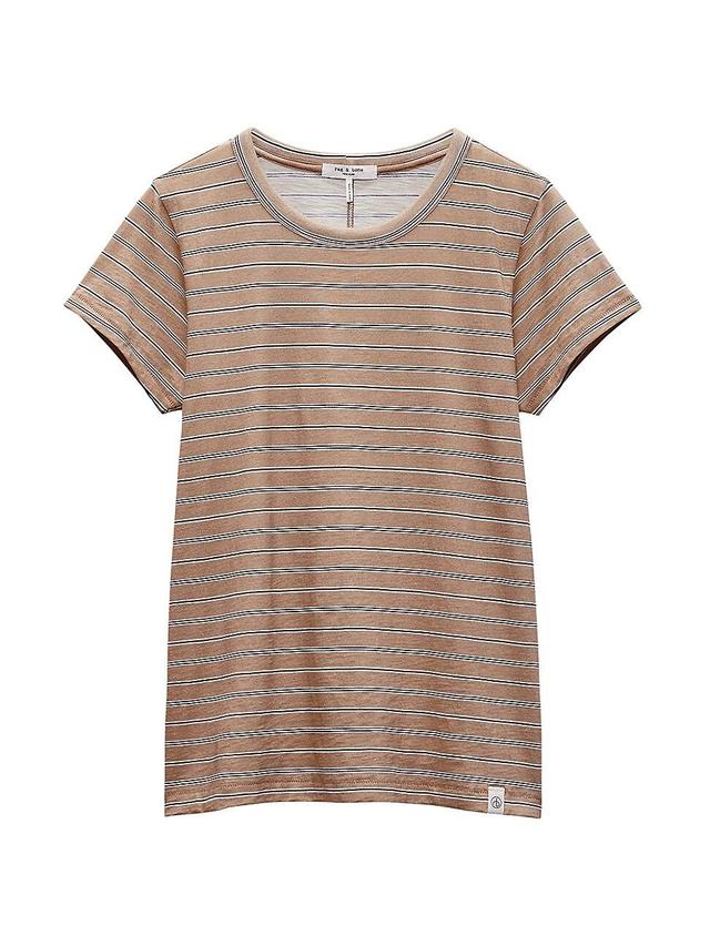 Womens The Slub Stripe T-Shirt Product Image