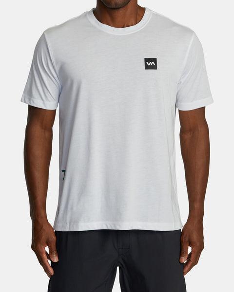 RVCA 2X Tee - White/Grass Green Product Image